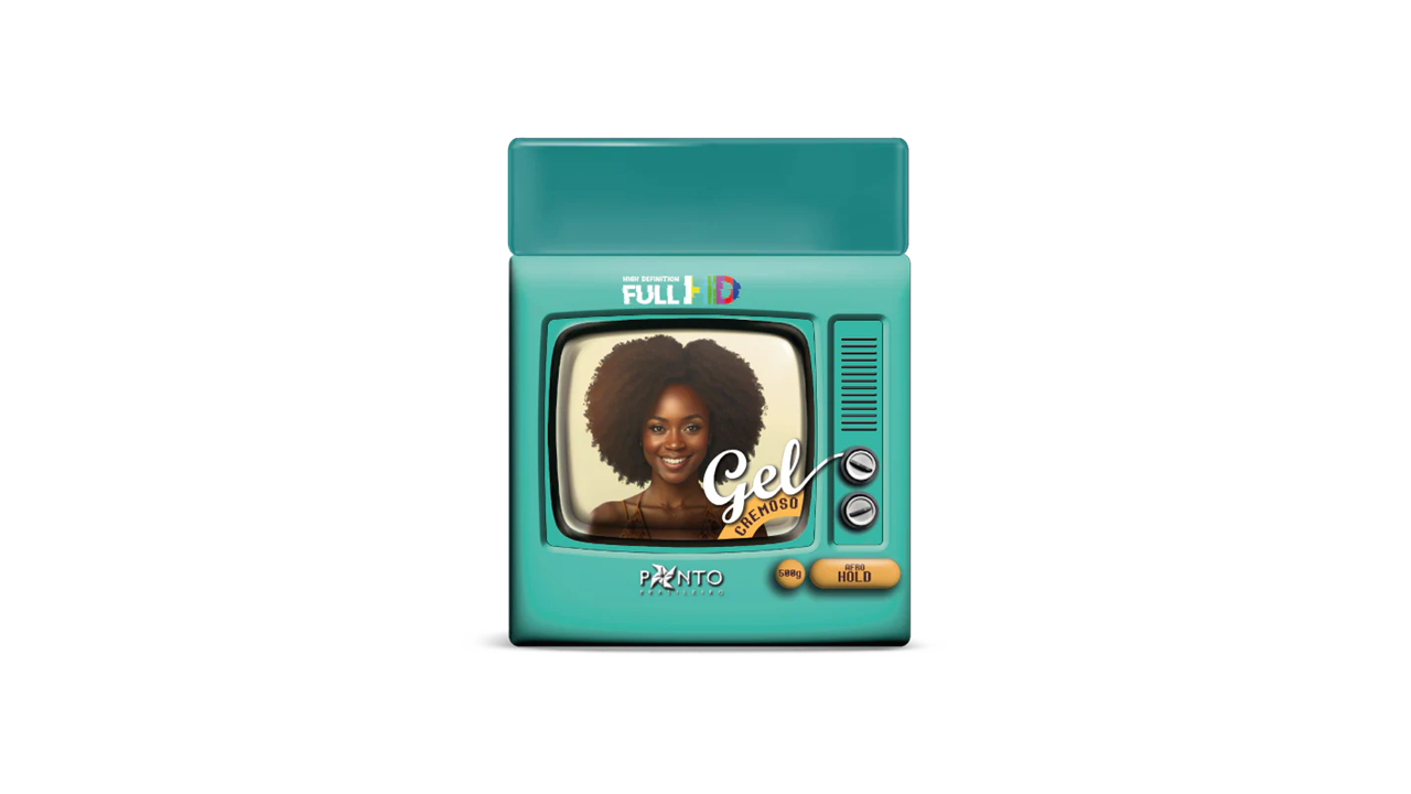 Ponto Full HD Afro Hold Gel Cremoso - 500 g