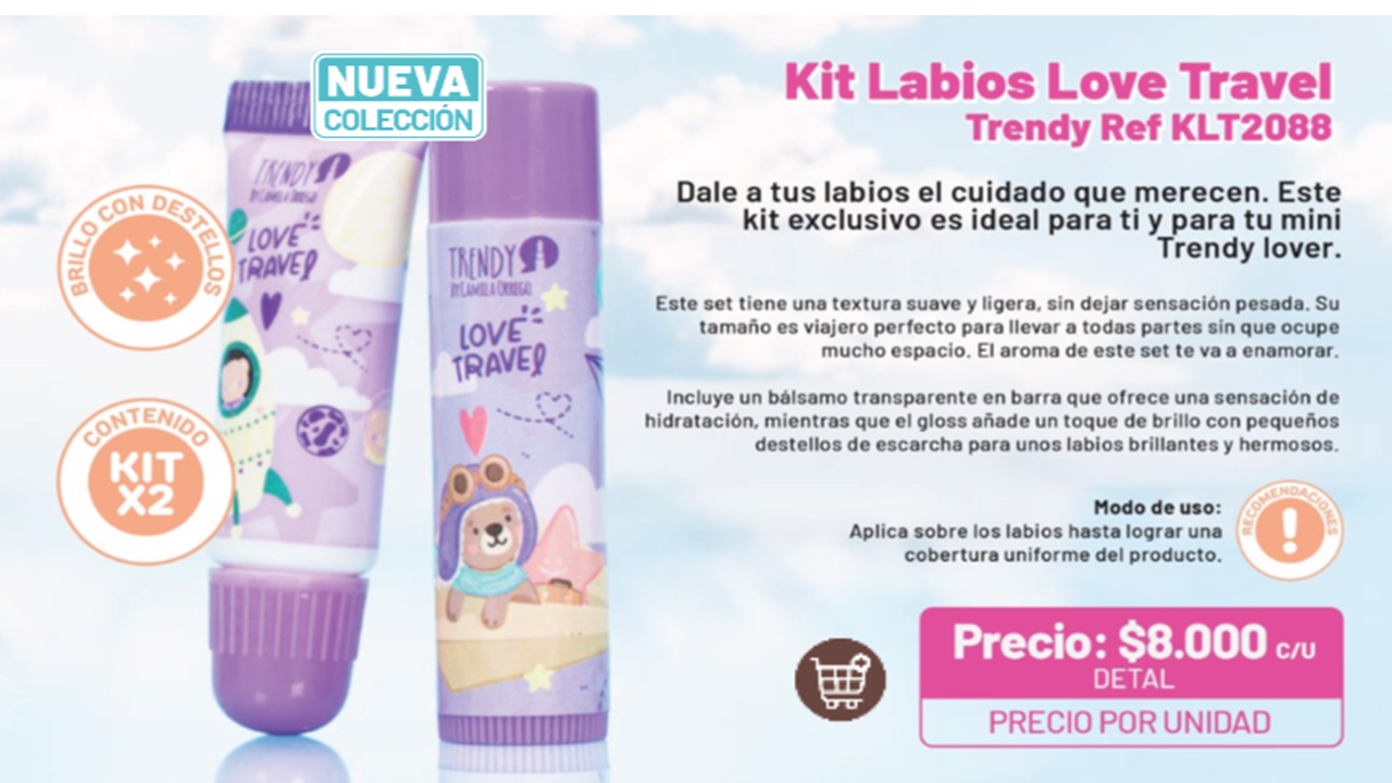 KIT LABIOS LOVE TRAVEL