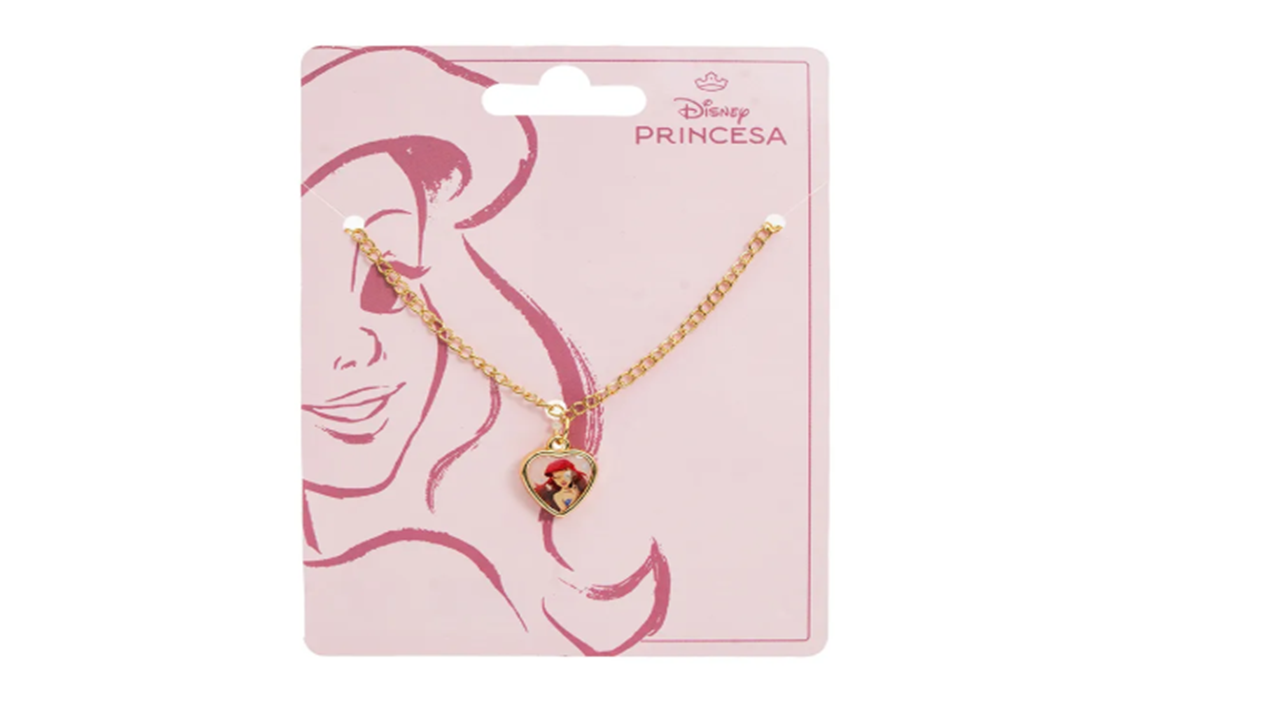 COLLAR DORADO PRINCESAS ARIEL