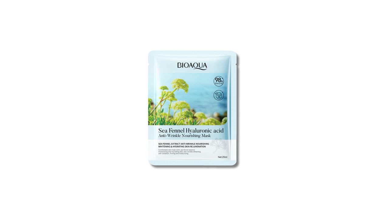 Mascarilla acido hialuronico y algas marinas Bioaqua